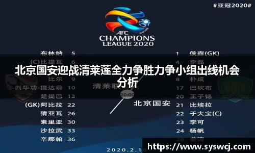 北京国安迎战清莱莲全力争胜力争小组出线机会分析